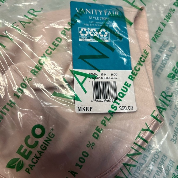 Vanity Fair BEAUTY BACK Full Figure Underwire Minimizer Size 36‎ DD. New - Picture 5 of 9